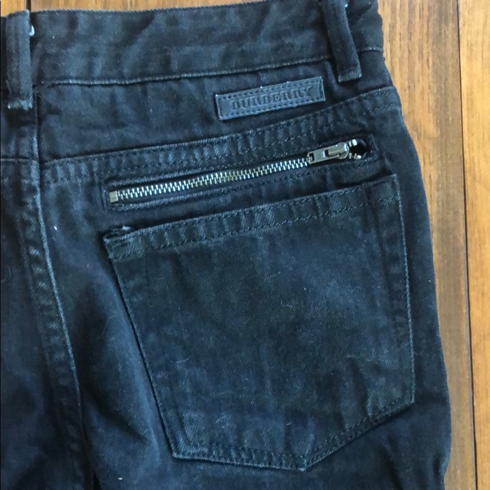 Burberry Black kids jeans zipper size 12